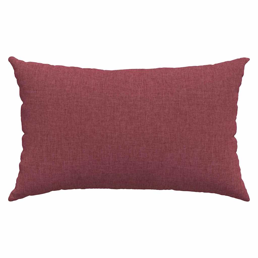 Sofa Pillows 2 pcs Wine Red 50 x 30 cm Fabric